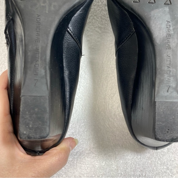 Adrienne Vittadini Midge Shoes booties Size 7 Black Side zipper 2 inch heal - Picture 15 of 16